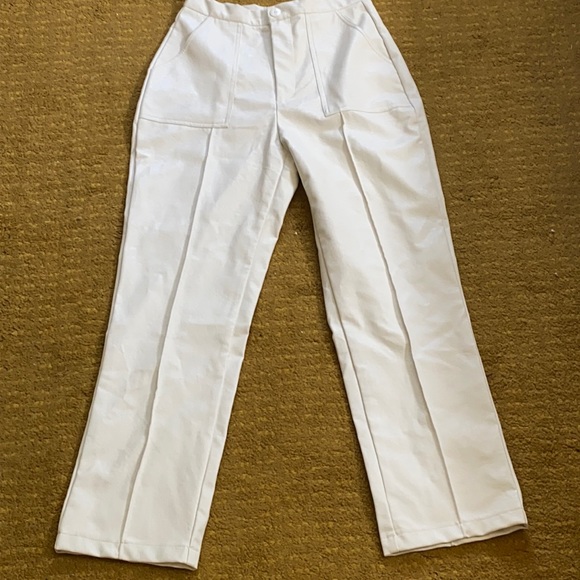White leather pants - Picture 3 of 4